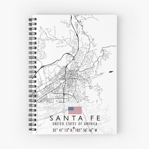 Item preview, SANTA FE MAP USA designed and sold by hatimelhag.