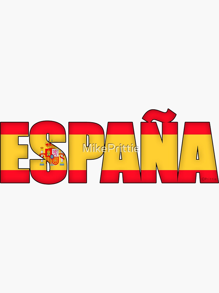 Sticker Espagne drapeau