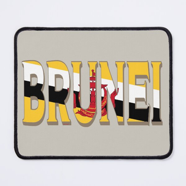 Item preview, Brunei Font with Bruneian Flag designed and sold by Havocgirl.