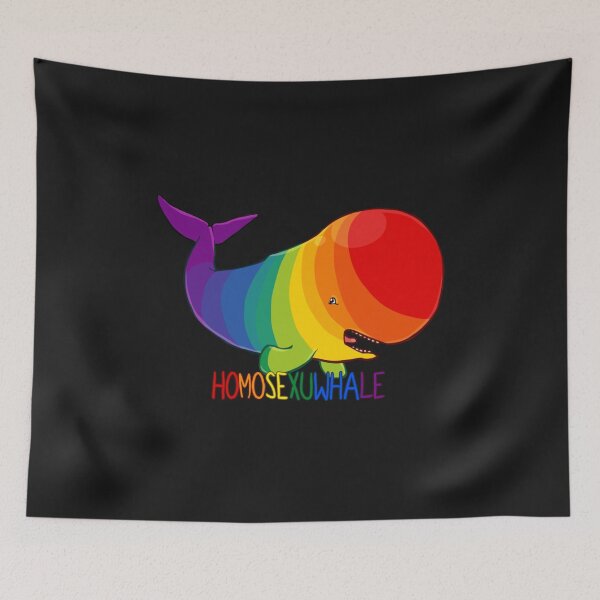 Item preview, Homosexuwhale  with text designed and sold by HarryLinh.