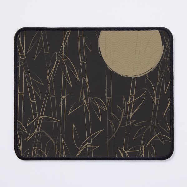 Item preview, Golden Moon in Bamboo Forest designed and sold by MaiZephyr.