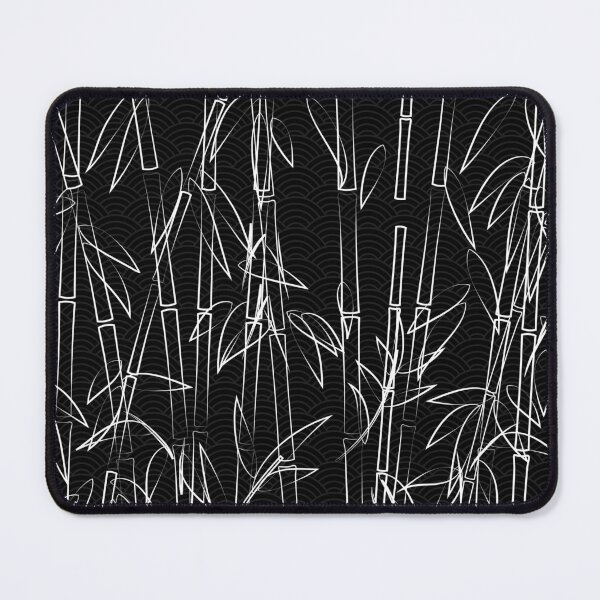 Item preview, Oriental Black and White Bamboo Pattern designed and sold by MaiZephyr.