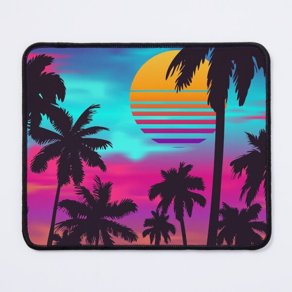 Item preview, Georgeous Crimson Sunset Synthwave designed and sold by MaiZephyr.