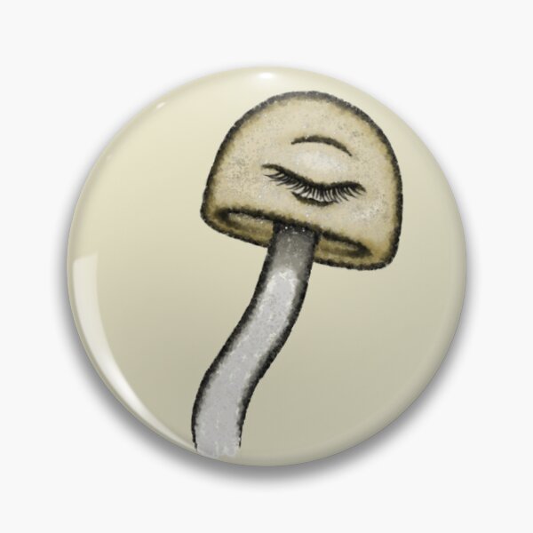 Item preview, Beige Closed Eye Mushroom designed and sold by ThePinkRat.