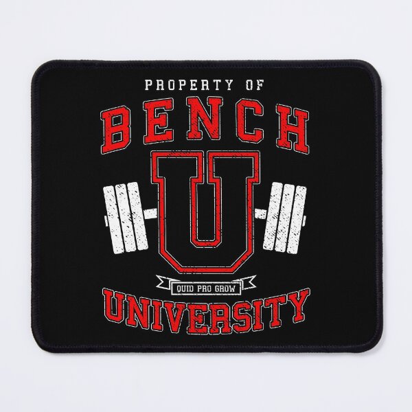 Item preview, Bench University Vintage Varsity Fitness Gym Workout designed and sold by GrandeDuc.