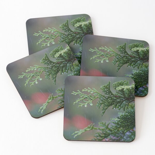 Item preview, Refreshing raindrops on leaves designed and sold by Mrtweety.