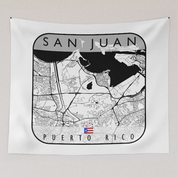 Item preview, SAN JUAN MAP PUERTO RICO designed and sold by hatimelhag.
