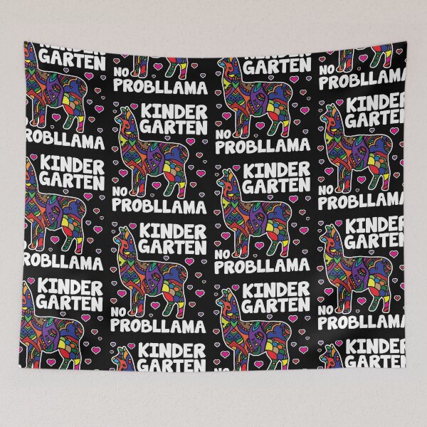 Item preview, Llama Kindergarten No Probllama | Back To Class Alpaca designed and sold by GravitiTees.
