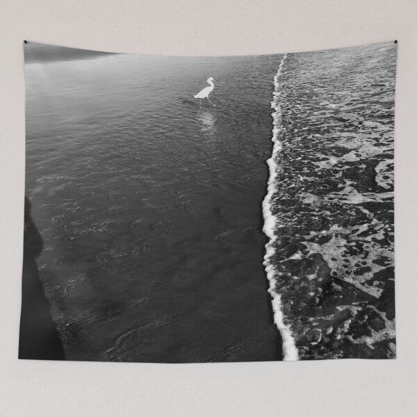 Item preview, playa en blanco y negro designed and sold by MariannaPhotos.