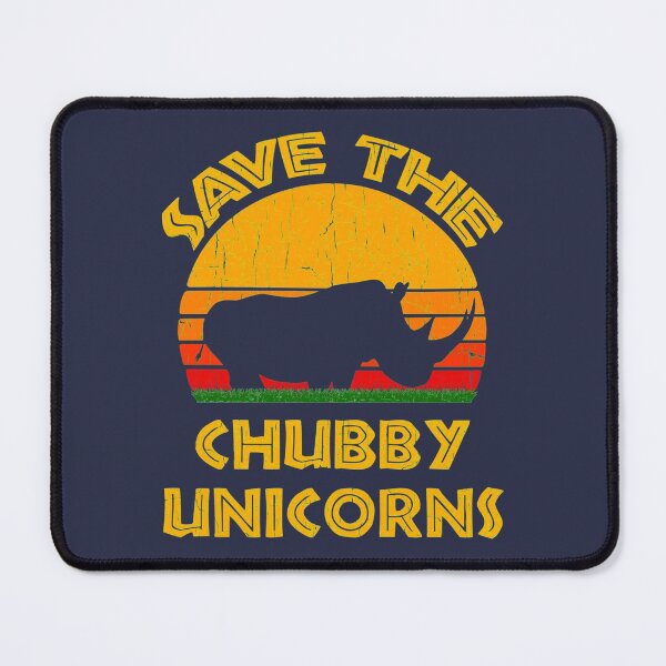 Item preview, Save The Chubby Unicorns Retro Vintage designed and sold by pinkplace.