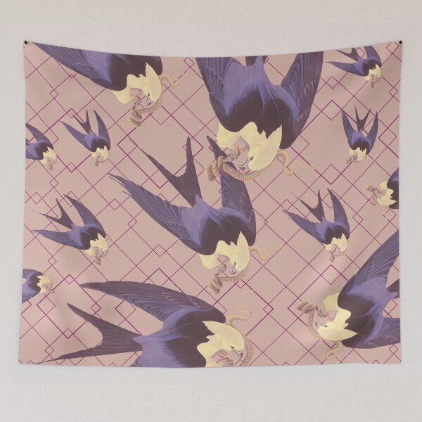 Item preview, Falcon fights with snake, elegant bird pattern designed and sold by Mauswohn.