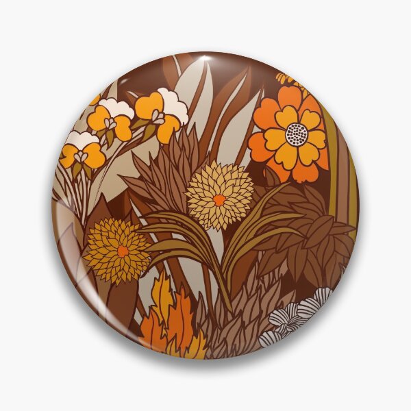 Item preview, 70s retro floral garden, hippie, boho designed and sold by chrissyink.