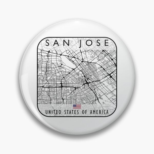 Item preview, SAN JOSE MAP USA designed and sold by hatimelhag.