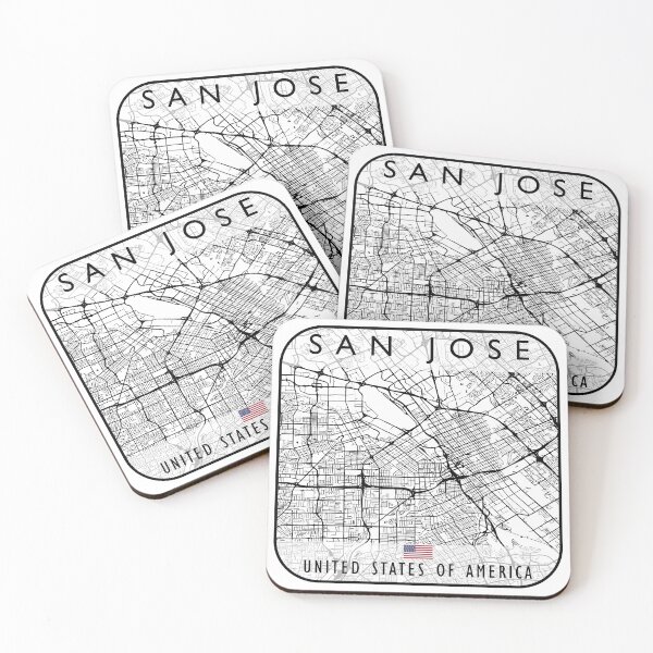 Item preview, SAN JOSE MAP USA designed and sold by hatimelhag.