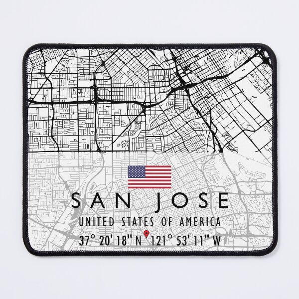 Item preview, SAN JOSE MAP USA designed and sold by hatimelhag.