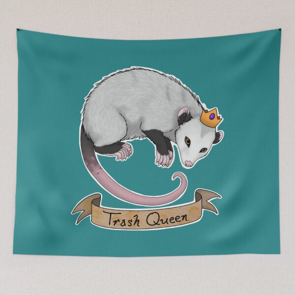 Item preview, Trash Queen Opossum Possum designed and sold by pinkplace.