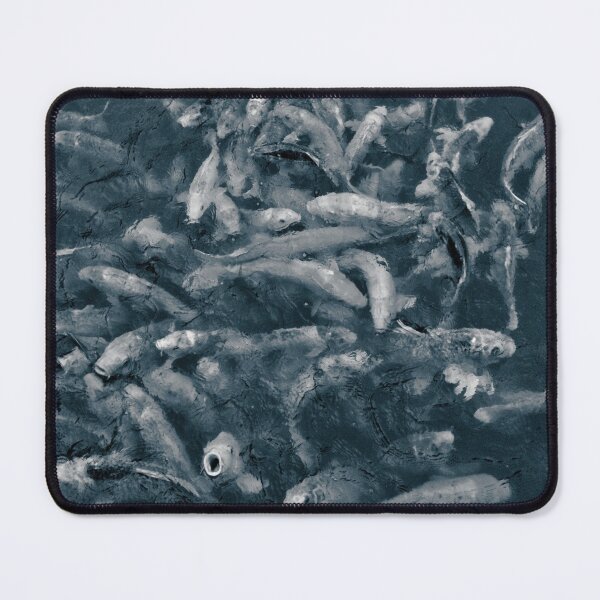 Hungry Blue Koi, Vietnam Mouse Pad