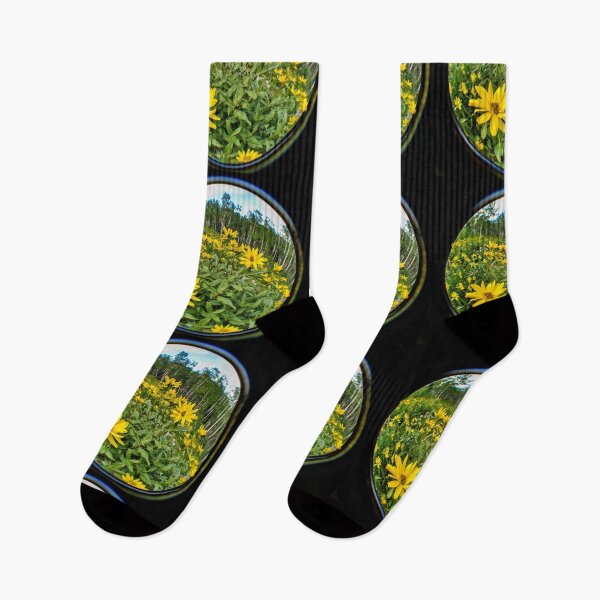Item preview, Field of Wildflowers in a Fisheye Lens designed and sold by MissJades.