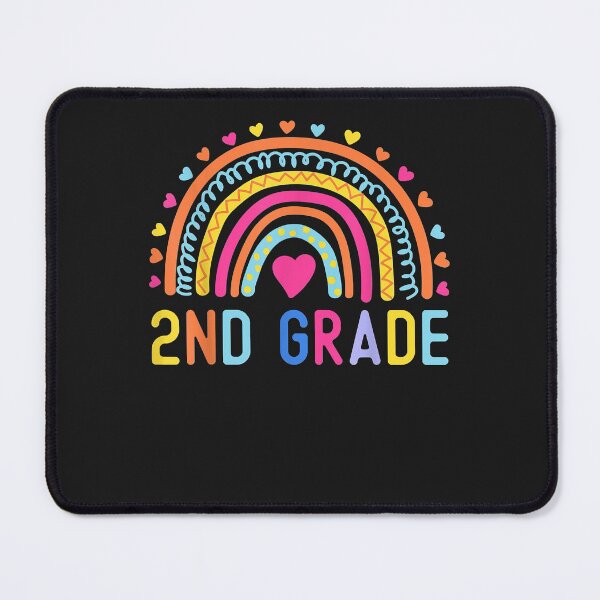 Item preview, 2nd Grade Rainbow Girl Boys Teacher Hello Second Grade Squad T-Shirt designed and sold by GarnettOrtiz.