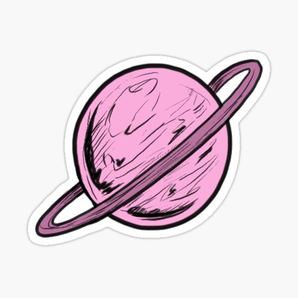 Saturn Planet - Halloween 2016 Sticker
