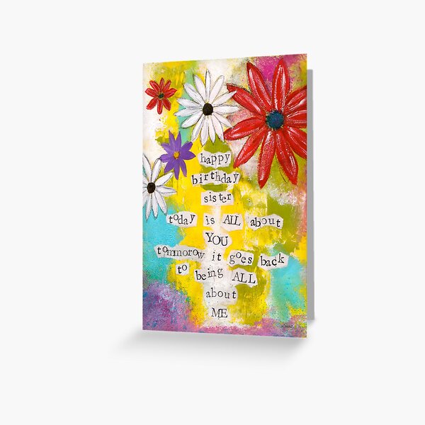 Happy Birthday Sister Greeting Card