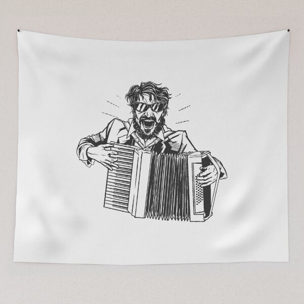 Item preview, Crazy Accordion Guy | gift for Accordion players designed and sold by teez4dayz.