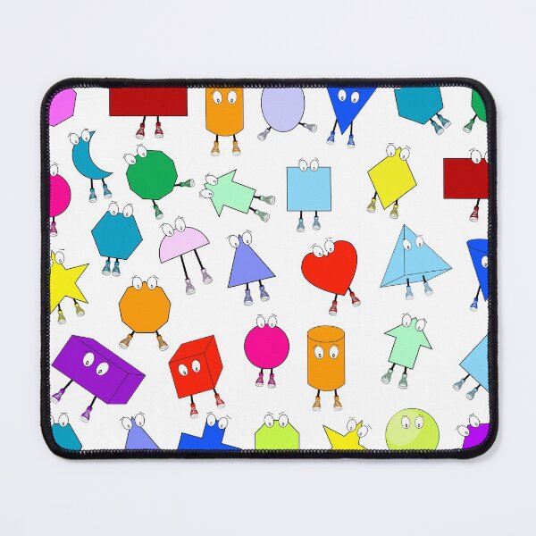 Item preview, Colorful 2D & 3D Geometric Shapes Pattern for Kids designed and sold by idovedesign.