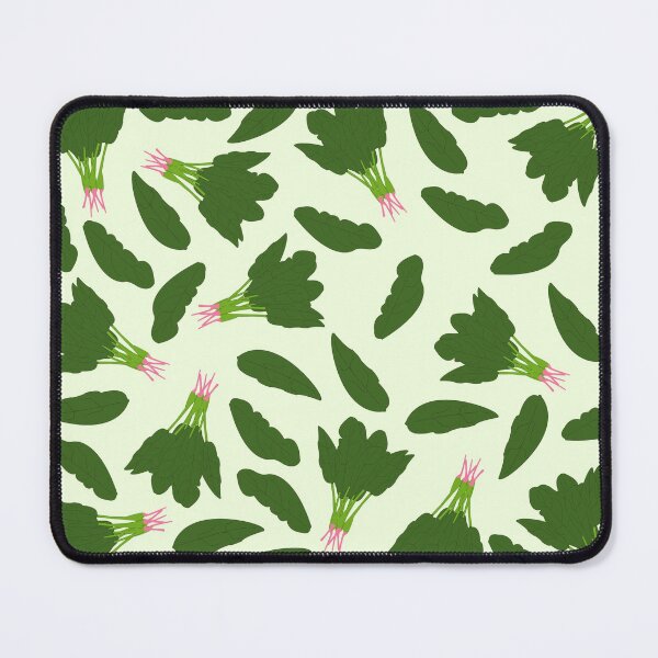 Item preview, Green Spinach Leaves Pattern designed and sold by idovedesign.