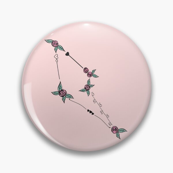 Item preview, Reticulum (The Reticle) Constellation Roses and Hearts Doodle designed and sold by EndlessDoodles.