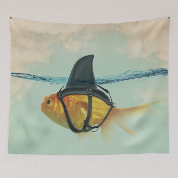 Item preview, Goldfish with a Shark Fin designed and sold by Vin  Zzep.