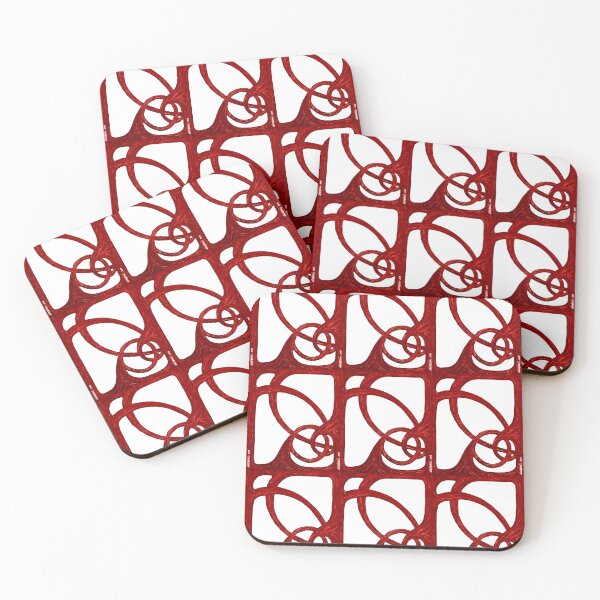 Item preview, Abstract Celtic Vine Red designed and sold by yvettehopkins.