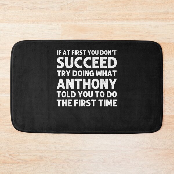 Item preview, ANTHONY Gift Name Personalized Birthday Funny Christmas Joke T-Shirt designed and sold by GarnettOrtiz.