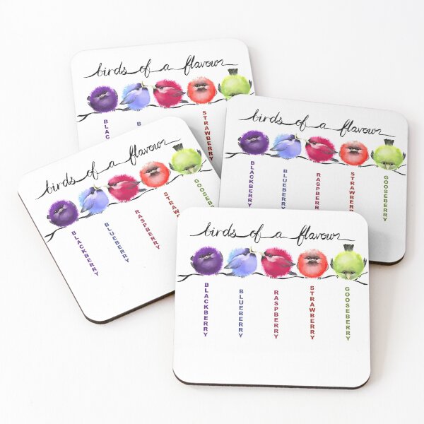 Item preview, Birds of a Flavour - Funny, Cute  Birds Graphic for bird lovers designed and sold by Syddall Susan.