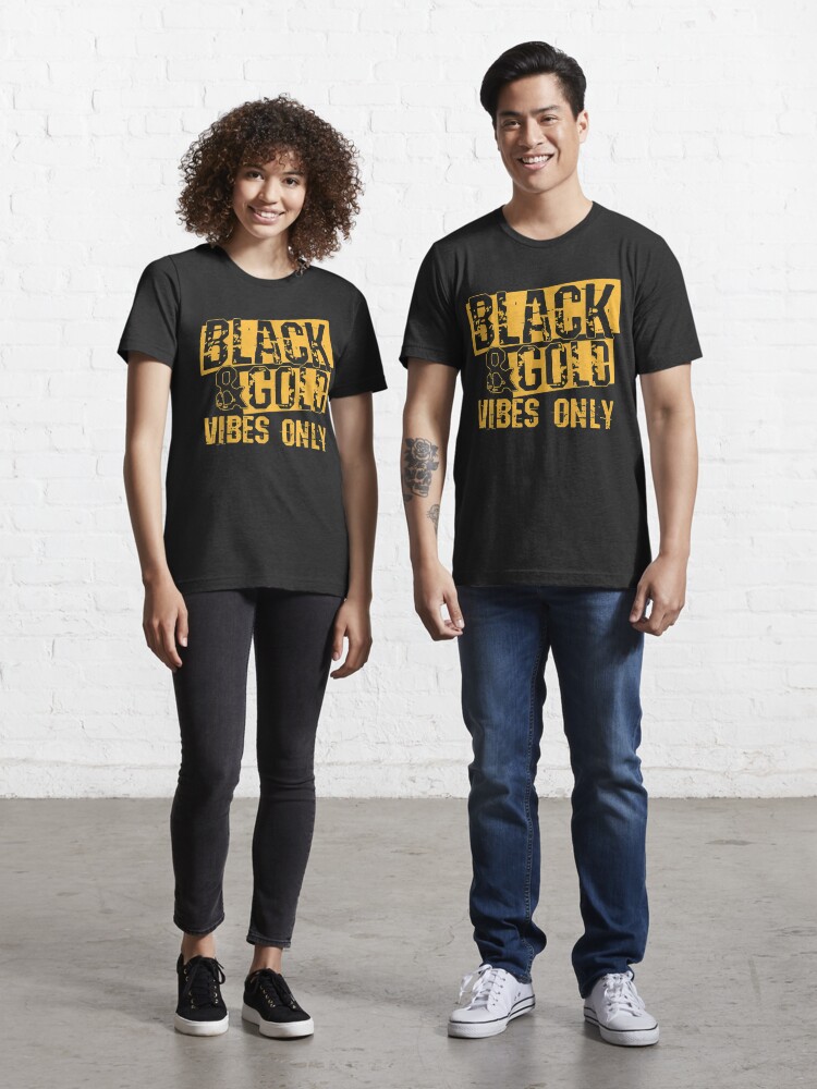 Black & Gold Game Day Group Shirt for High School Football 