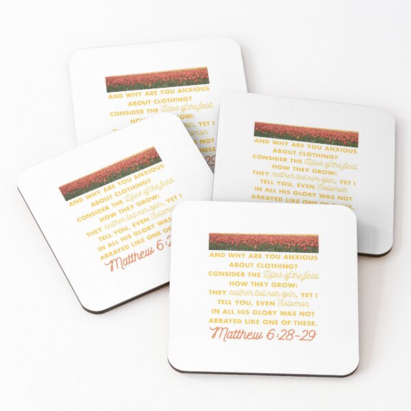 Item preview, Matthew 6:28-29 Bible Verse designed and sold by garmentoffaith.