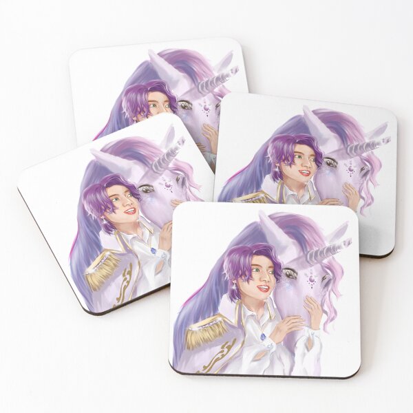 Item preview, BTS jungkook, jjk Euphoria stickers unicorn jungkook t-shirts designed and sold by Krystal Li.