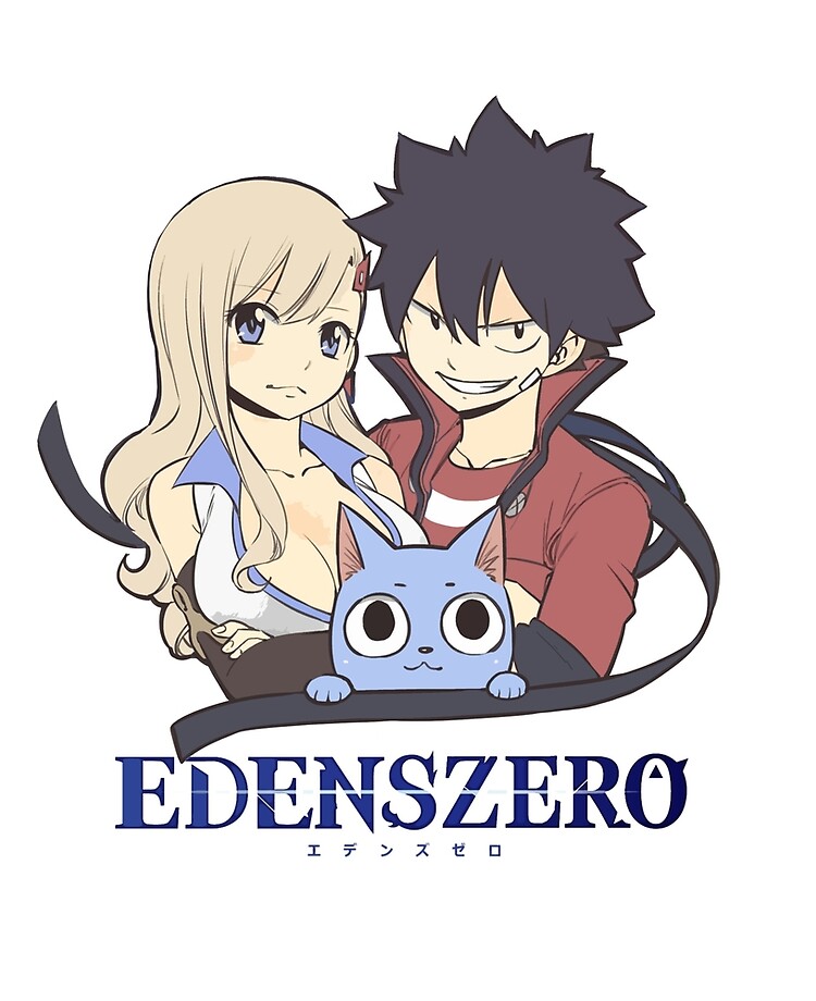 Edens Zero Cute Rebecca Happy and Shiki  Sticker for Sale by