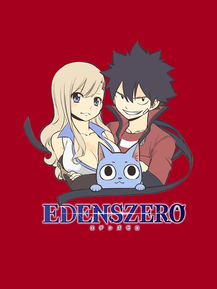 Edens Zero - Rebecca and Happy (with logo) | Art Board Print
