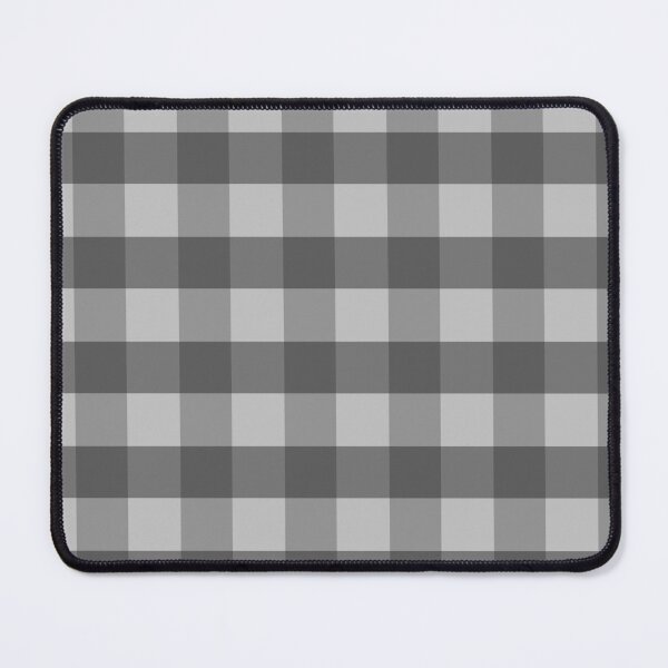 Item preview, All Medium Gray Buffalo Plaid Pattern designed and sold by Bumblefuzzies.