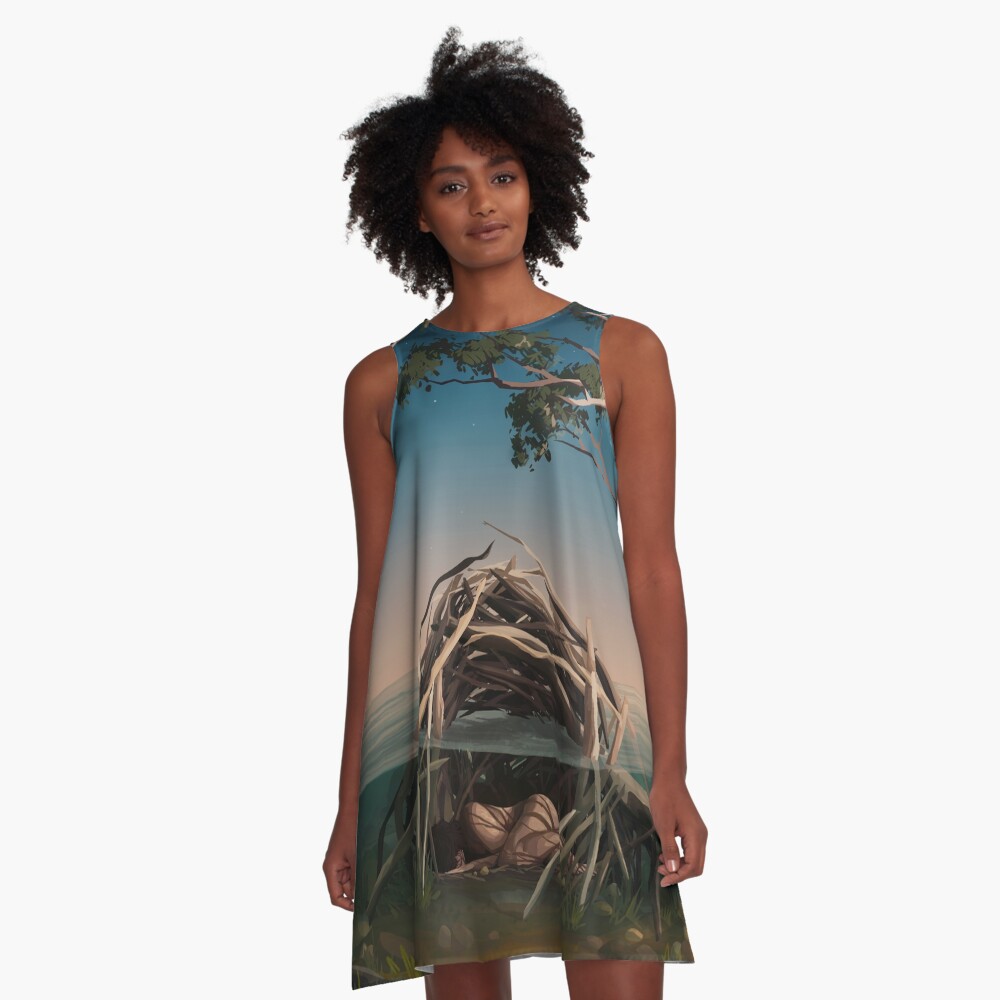 Item preview, A-Line Dress designed and sold by 48Tuesdays.
