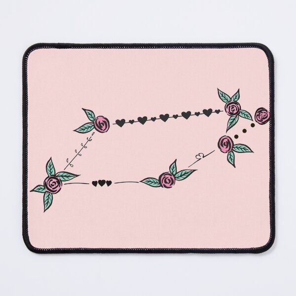 Item preview, Telescopium Constellation Roses and Hearts Doodle designed and sold by EndlessDoodles.