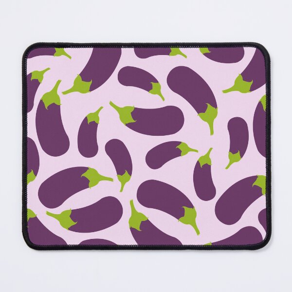 Item preview, Eggplant Aubergine Purple Vegetable Pattern Design designed and sold by idovedesign.