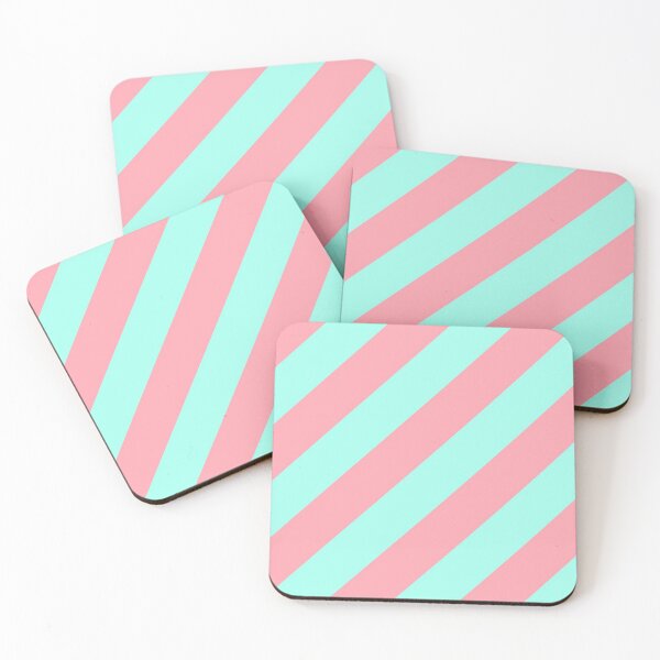Item preview, Pink and Blue Stripes - Retro designed and sold by NobodysHero.
