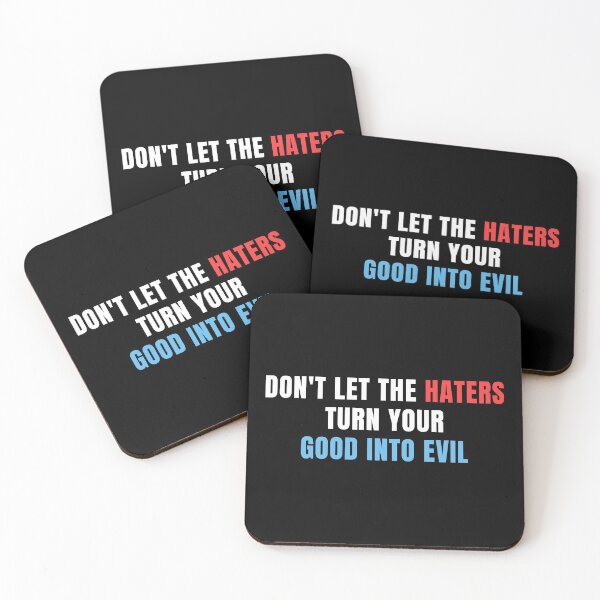 Item preview, Don't Let The Haters designed and sold by The Notable Words.