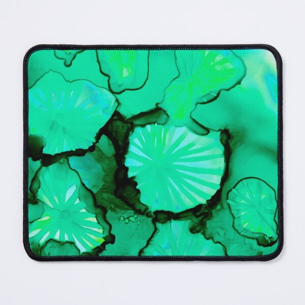 Item preview, Ocean Life Inspired Abstract Flow Painting - Aqua designed and sold by MinArt Illustrations.