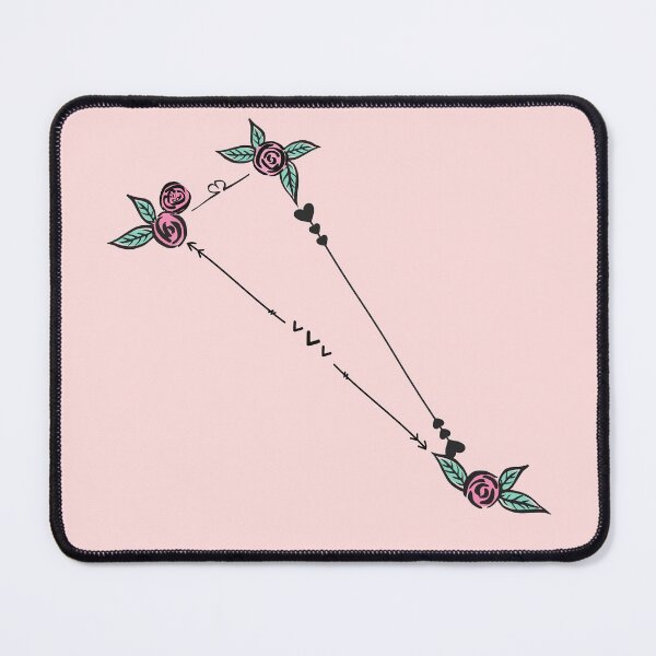 Item preview, Triangulum Constellation Roses and Hearts Doodle designed and sold by EndlessDoodles.