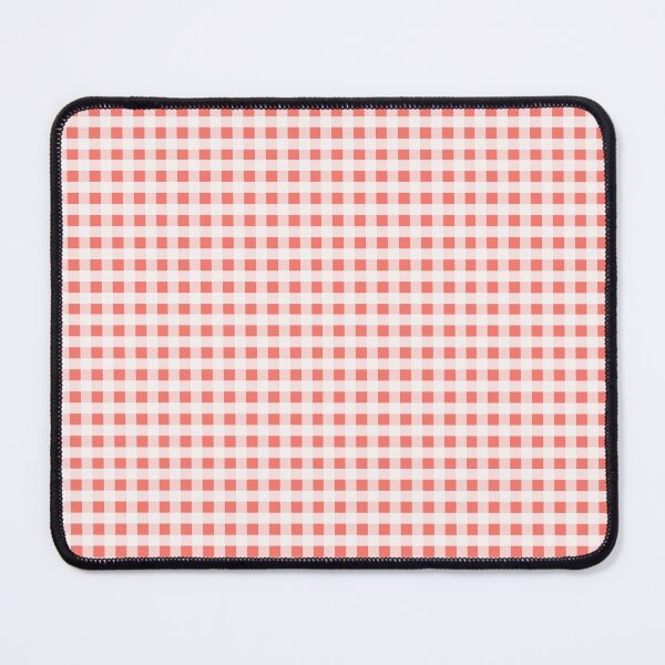Item preview, Coral and White Gingham Pattern designed and sold by Bumblefuzzies.