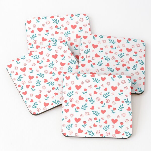 Item preview, Hearts and Flowers Spring Pattern designed and sold by mrhighsky.