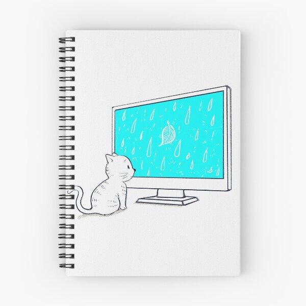 Item preview, Cat watching tv designed and sold by Brwnmnky.