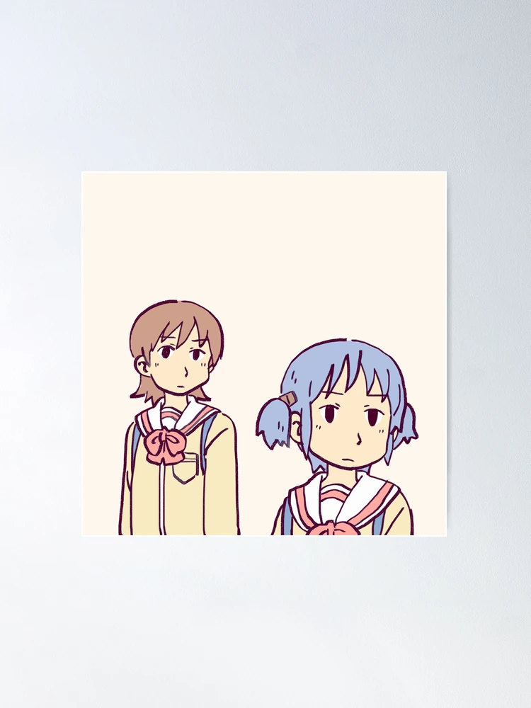 funny mio meme surprised face nichijou - Anime Memes - Posters and Art  Prints